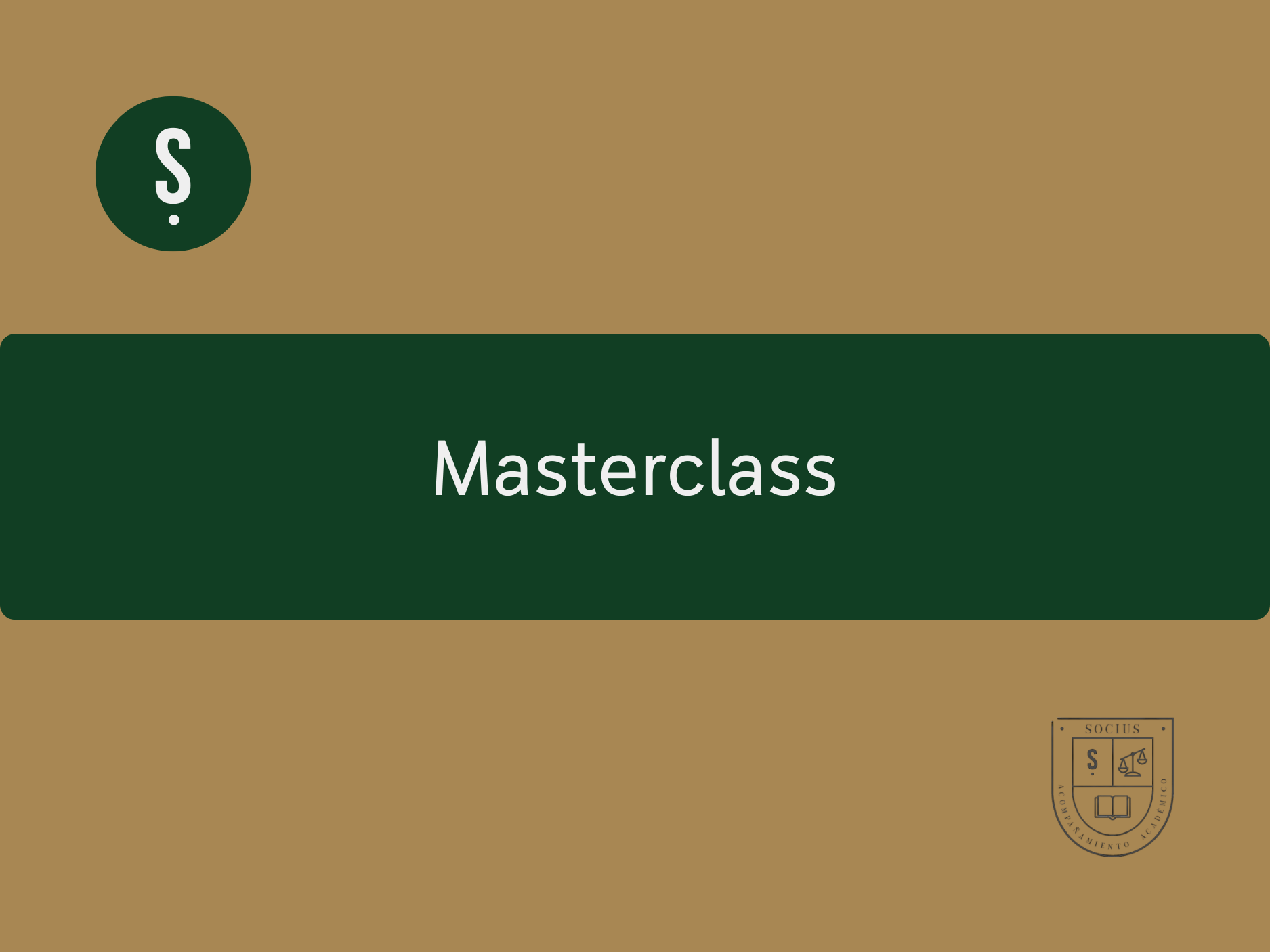 Curso Masterclass